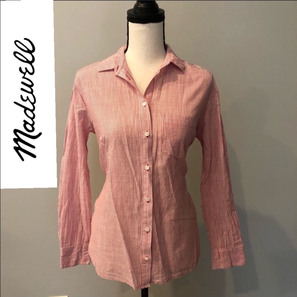 Madewell Striped Button Down - image 1